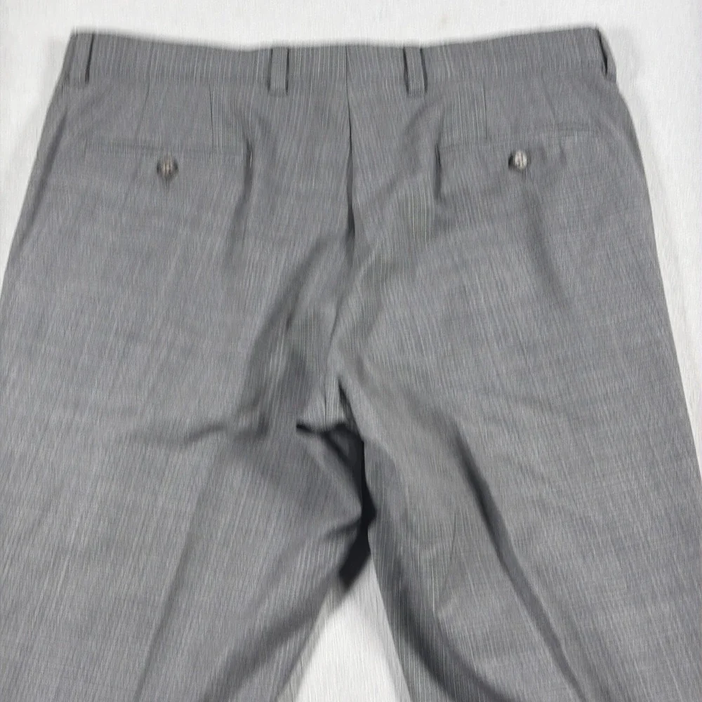 Ted Baker Dress Pants Mens 34x32 Gray Wool Check Slim Fit Jarrett Pant Canada
